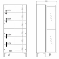 Roomers Vitrin Vit