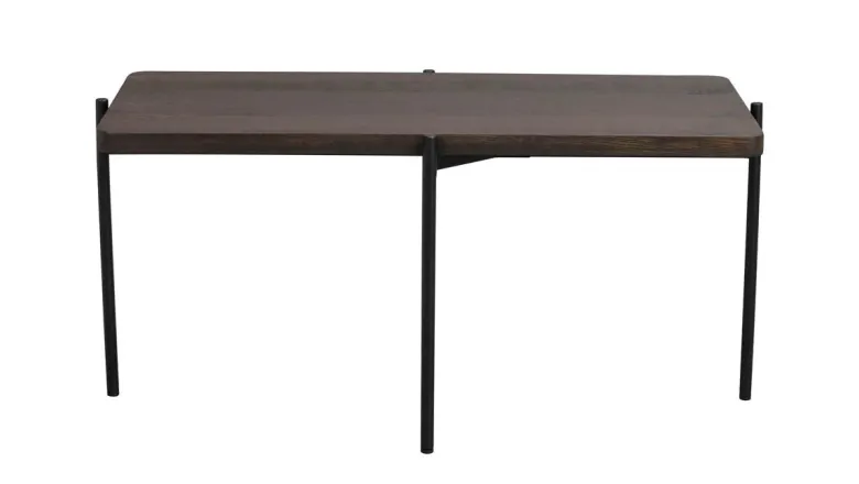 SHELTON SOFFBORD BRUN/SVART 95cm