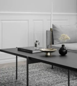 SHELTON SOFFBORD SVART 145cm