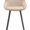 SIERRA BARSTOL SAMMET BEIGE/SVART
