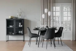 SIERRA STOL SAMMET SVART