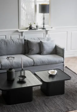 SULLIVAN SOFFBORD SVART 80X80