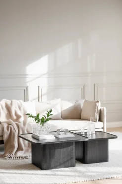 SULLIVAN SOFFBORD SVART 80X80