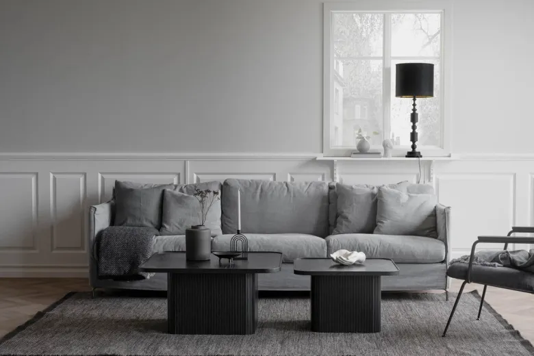 SULLIVAN SOFFBORD SVART 80X80
