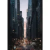 Tavla In the City,80x120, glas m ram