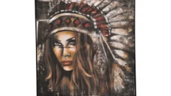 Tavla Tiva 100x100, canvas print