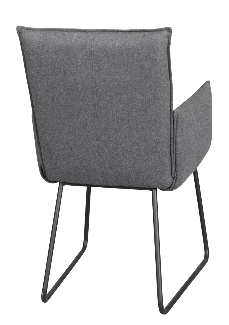 YUKON STOL MÖRKGRÅ/SVART
