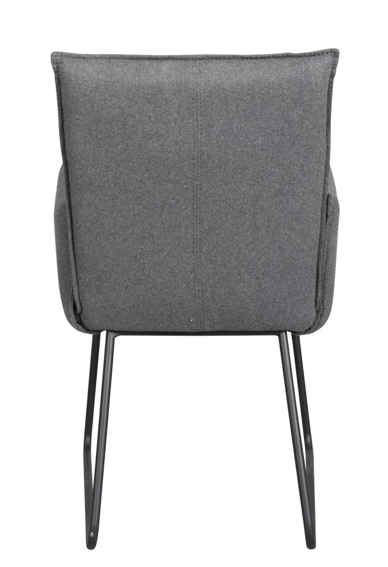 YUKON STOL MÖRKGRÅ/SVART